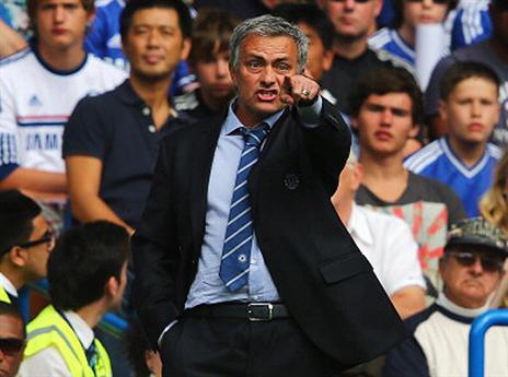 מוריניו. מחמם את האווירה (gettyimages)