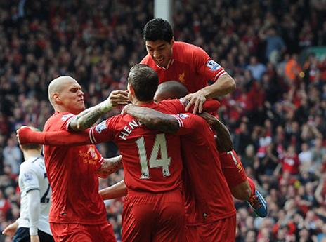 האדומים חגגו, וסוארס מעל כולם (gettyimages)