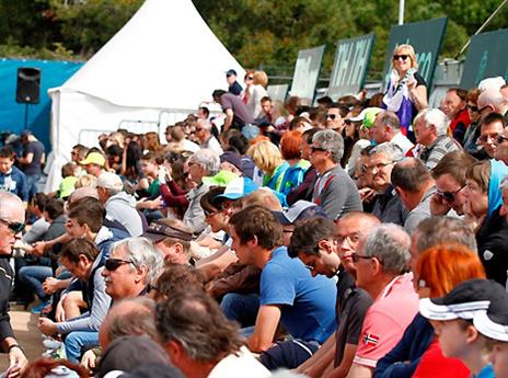 הרבה אוהדים לישראל בקהל (עפרה פרידמן, איגוד הטניס)