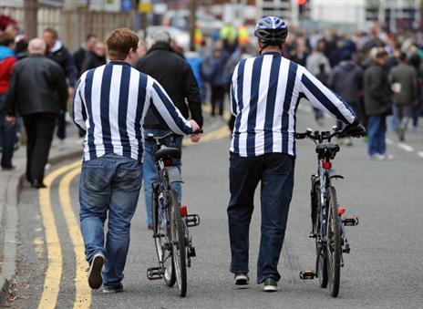 אוהדי ווסט ברום, לא חזרו ממש מרוצים הביתה (gettyimages)