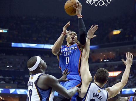הת'אנדר חייבים להשתלט עליו. ווסטברוק (GETTYIMAGES)