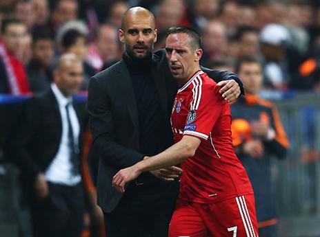 לא יצאו מההלם. ריברי וגווארדיולה (gettyimages)