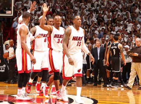 עוד יום במשרד. שחקני מיאמי (ettyimages)