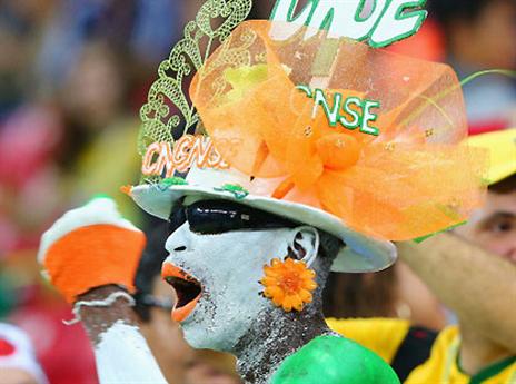 גם ביציע של חוף השנהב אופטימיים (GETTYIMAGES)