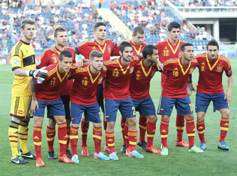 הנבחרת הספרדית שזכתה ביורו הצעירות. יש על מי לבנות
