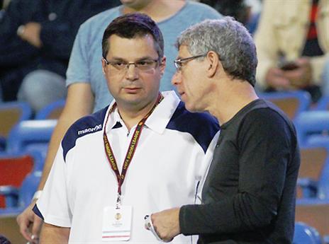 רוצים להגדיל את ההכנסות. גולדהאר ואנגלידיס (צילום: אלן שיבר)