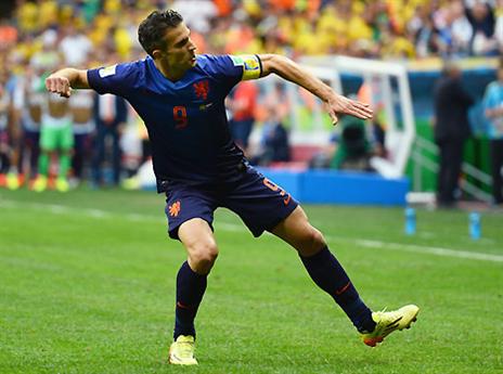 ואן פרסי. סיים עם 4 כיבושים (gettyimages)