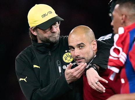 קלופ וגווארדיולה, נפגשים שוב (GETTYIMAGES)