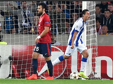 הררה חוגג במשחק הראשון. פורטו תשלים את העבודה? (gettyimages)