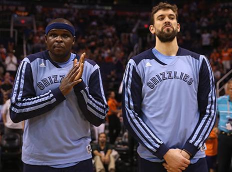 גאסול את רנדולף. צמד הגבוהים החזק בליגה (getty)