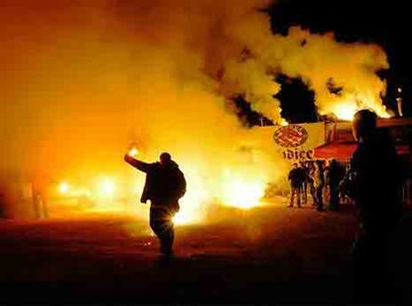 לא רוצים אותם בזאגרב. אוהדי היידוק ספליט