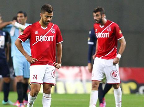 קיבלו נזיפה מברקוביץ'. שחקני הפועל ת"א (עודד קרני)