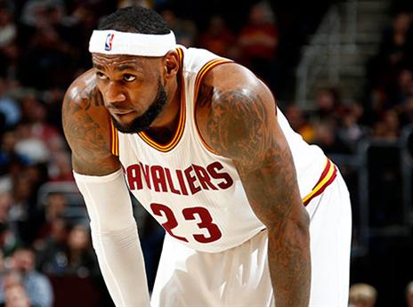 לברון. לא הושיע את הקאבס הפעם (getty)