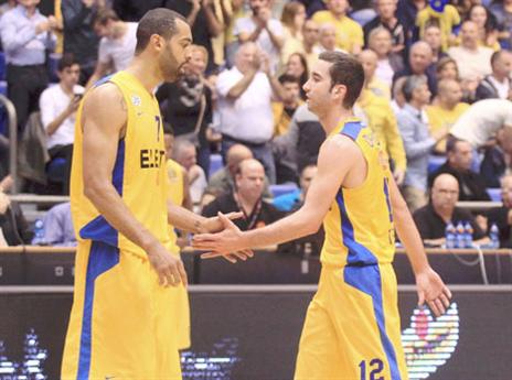 שניים ממצטייני שלב הבתים. רנדל ואוחיון (צילום: אלן שיבר)