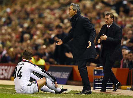 סוזה במשחק בו הדיח את ליברפול