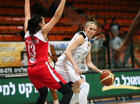 המקום השני כבר בכיס. לויצקי (עודד קרני, מנהלת ליגת ווינר נשים)