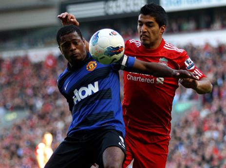 אחת מהתקריות המפורסמות של האורגוואי. סוארס ואברה (gettyimages)