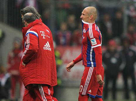 רובן, שוב ירד פצוע (gettyimages)