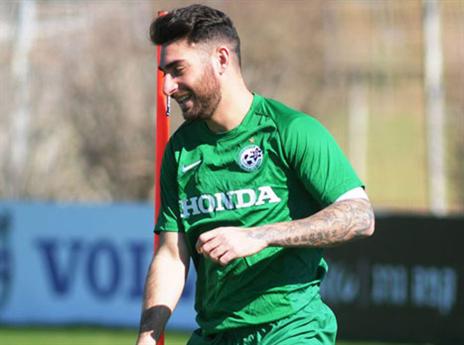 אלירן עטר. חזר להתאמן (האתר הרשמי של חיפה)