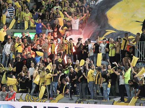 אוהדי בית"ר. העמותה דורשת תשובות (צילום: אלן שיבר)