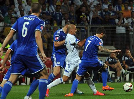 השער שלו לא הספיק. בן חיים (AFP)