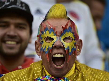 האוהדים בדרום אמריקה יודעים לספק אווירה (AFP)