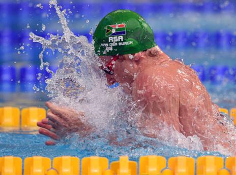 לא משחה אולימפי. ואן דר בורג במהלך המשחה (gettyimages)