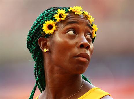 שלי-אן פרייז'ר, שייטה לחצי (gettyimages)