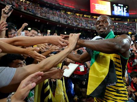 חוגג עם האוהדים (gettyimages)