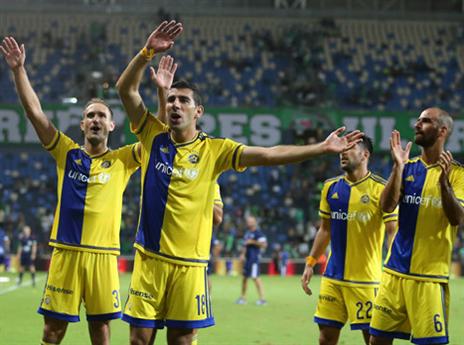 שמרו על הרצף מול הירוקים (צילום: אלן שיבר)