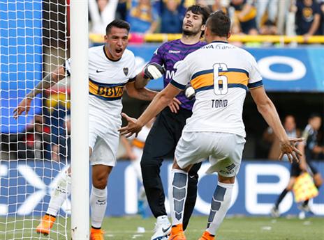 מונסון חוגג אחרי השער (Getty)