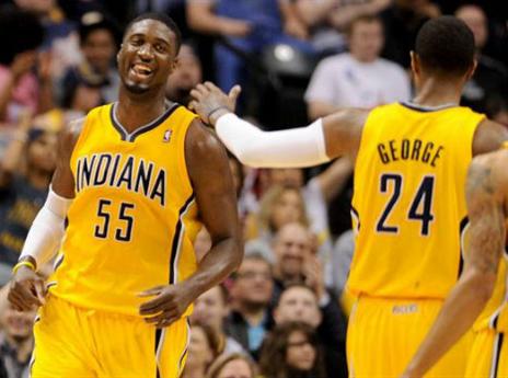 גם היברט נהנה מהחיים לצד ג'ורג' (getty)