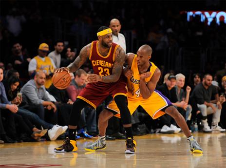 היה חוזר ממשחק ורואה את קובי. לברון (Getty)