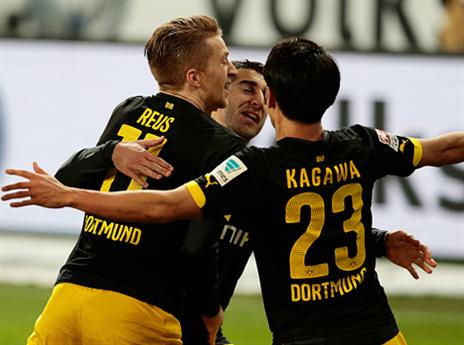דורטמונד בטירוף. הפער בפסגה צומצם (getty)