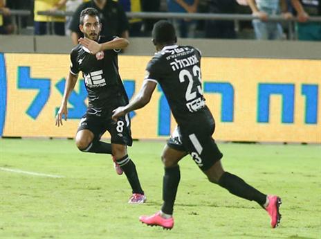 כשרעננה חגגה על מכבי ת"א בסיבוב הקודם (צילום: אלן שיבר)