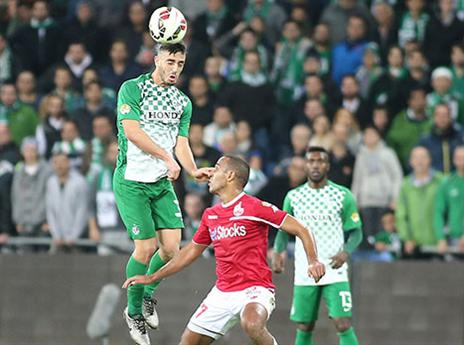 נטע לביא ומכבי חיפה פתחו את המשחק בבליץ' על שערו של גורש (אלן שיבר)