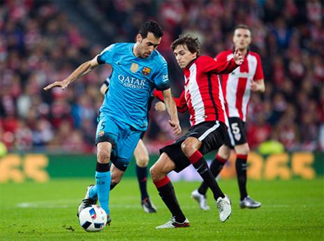 לואיס אנריקה רוצה להיות כמוהו. בוסקטס (Getty)