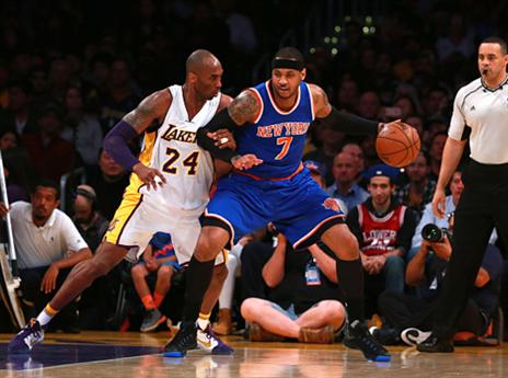 יודע איך לשמור על כרמלו. קובי בראיינט (getty)