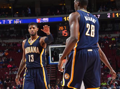 ג'ורג' מרוצה. אינדיאנה לא מעדה בפילדלפיה (getty)