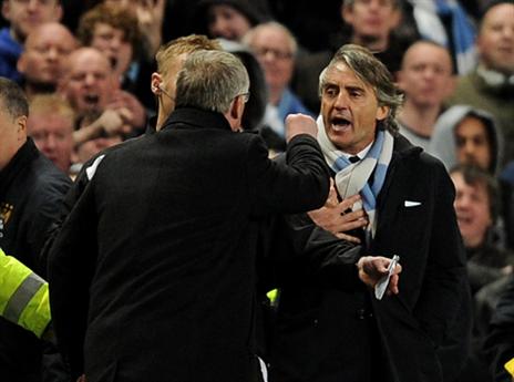 פרגי מול מנצ'יני. לא ספר את סיטי, אף פעם (getty)