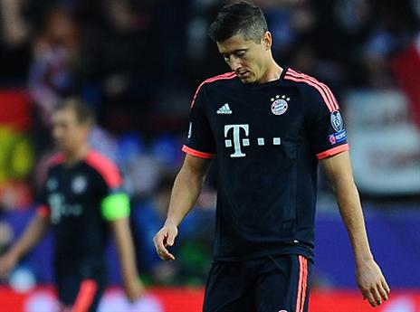 לבנדובסקי בדיכאון. באיירן תצליח להתאושש? (getty)