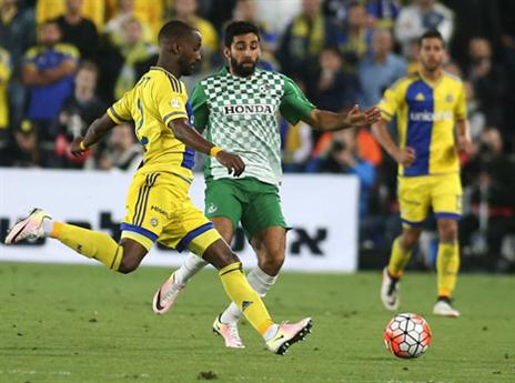 הירוקים נאבקו על כל כדור (אלן שיבר)