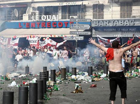 העימותים האלימים במארסיי (Getty)