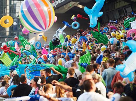 גם אוהדי קופנהאגן מכירים היטב את הצ'מפיונס (GETTYIMAGES)