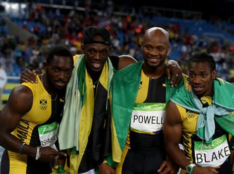 הריצה האחרונה? בולט וחבריו אחרי הניצחון בשליחים בריו (gettyimages)