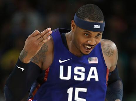 גם כרמלו נכנס לספרים (GETTY)