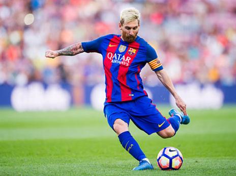 מסי והבלונד. "להתחיל מחדש" (getty)