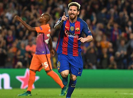 "גאון". מסי כבש גם את הרשתות החברתיות (getty)