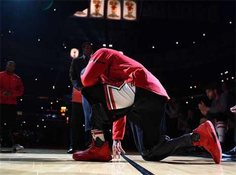 התרגש. ווייד לפני העלייה לפרקט (Getty)