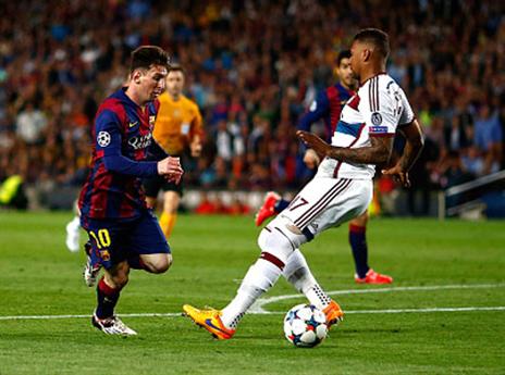 מסי כבר מכיר טוב את באיירן (gettyimages)